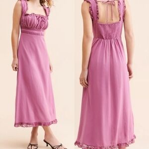 Free People Moon Eyes Midi Dress Medium